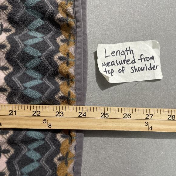 Patagonia Pullover Fleece Size Small Micro D Snap T Companions Aztec Tribal - Picture 11 of 11